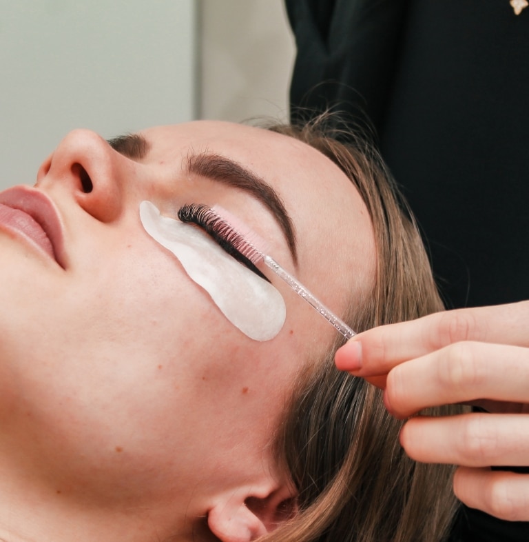 Sfeerbeeld lash extensions bij CHAMÉ